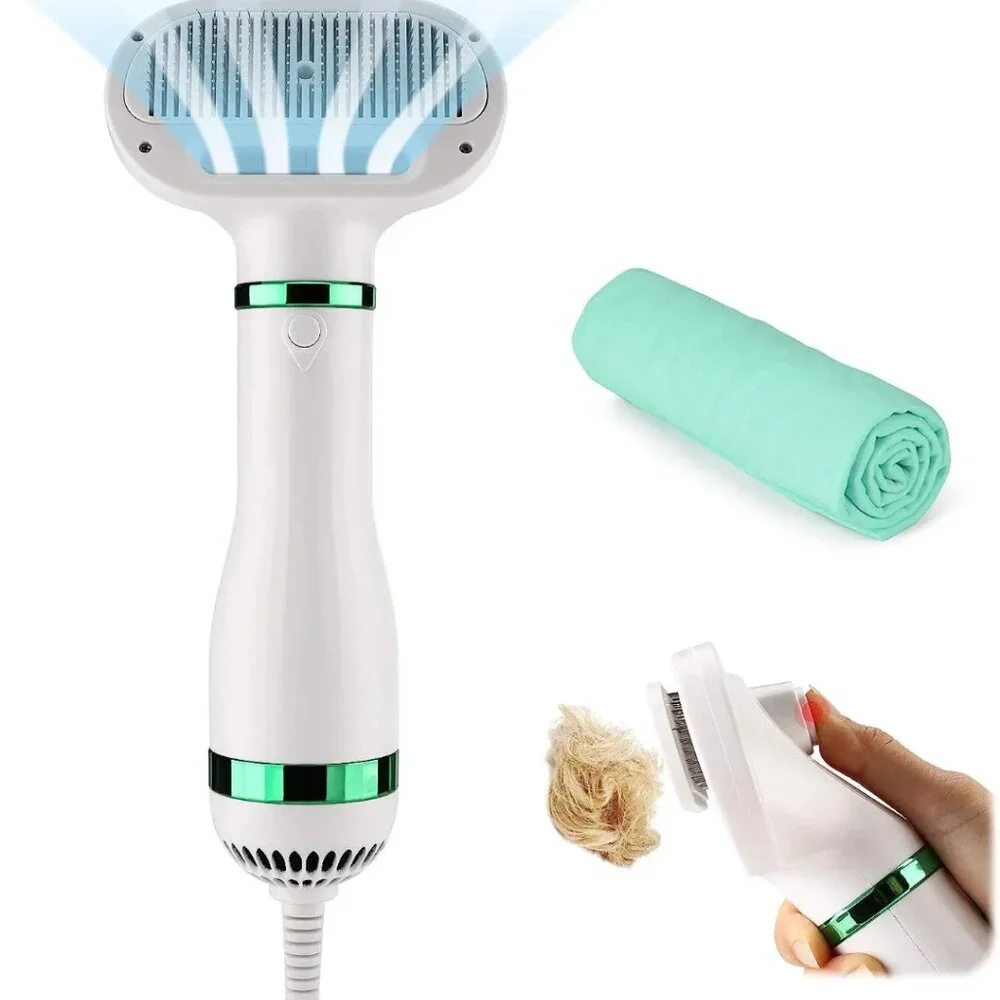 3 in1 quiet per dryer and brush for your dog's or cat's hair